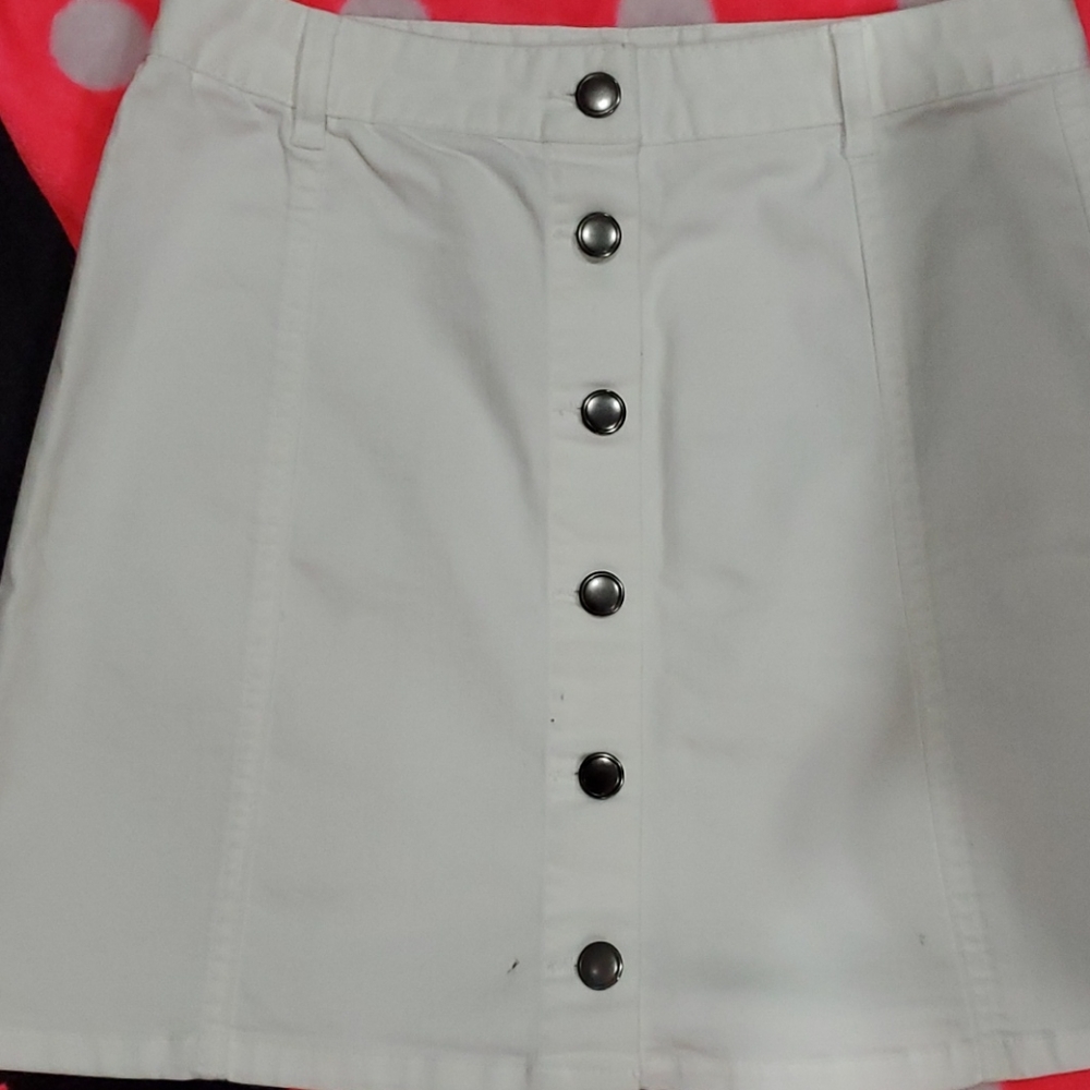 1 BUTTON DOWN SUMMER SKIRT